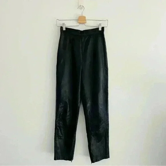 Vintage Danier Leather Pants High Waisted